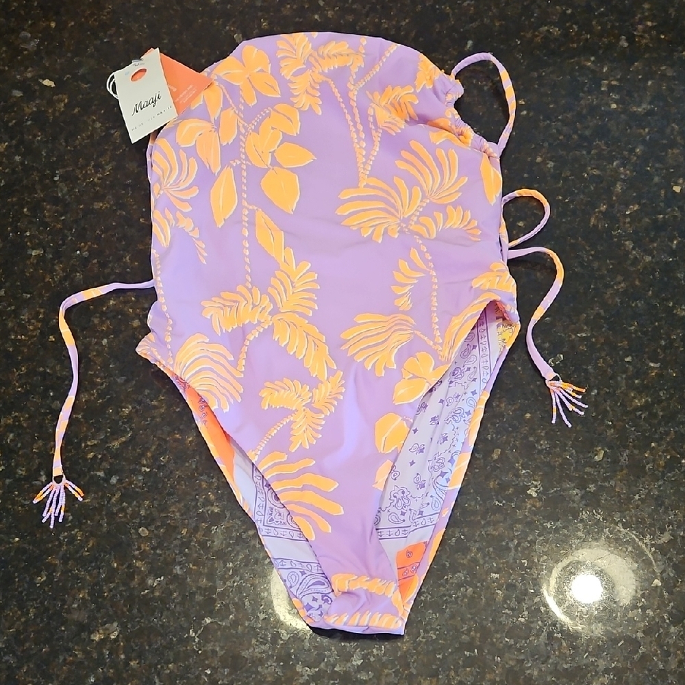 Maaji Swimwear - Purple and Orange Reversible
